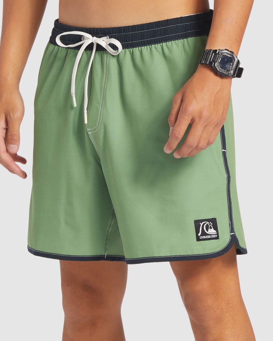 Men QUIKSILVER Boardshorts | Mens Original Scallop 17" Swim Shorts