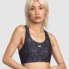 Women RVCA Socks & Underwear | Va Essential Mid Support Sports Bra