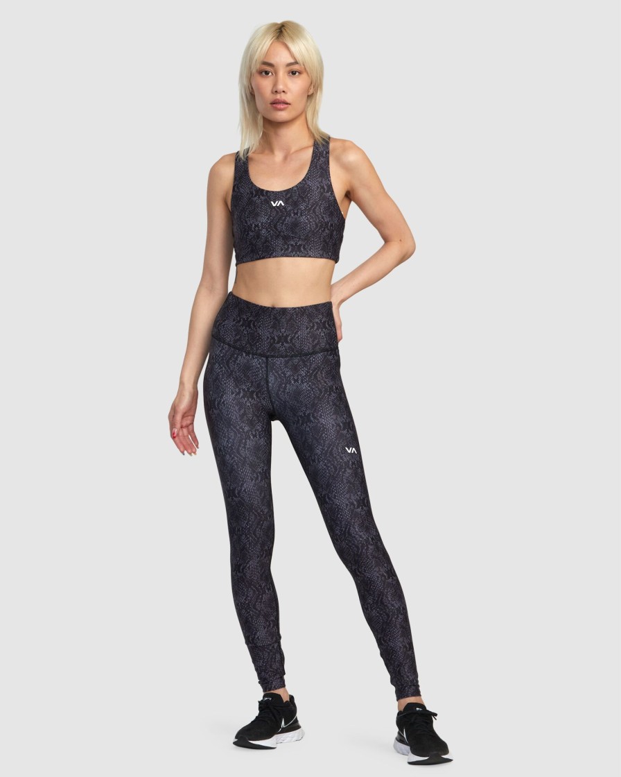 Women RVCA Socks & Underwear | Va Essential Mid Support Sports Bra