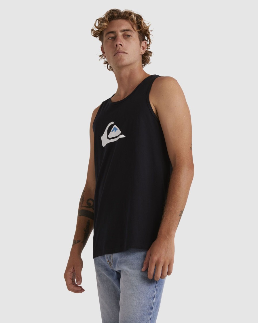 Men QUIKSILVER Singlets & Tanks | Mens Comp Logo Muscle Vest Top