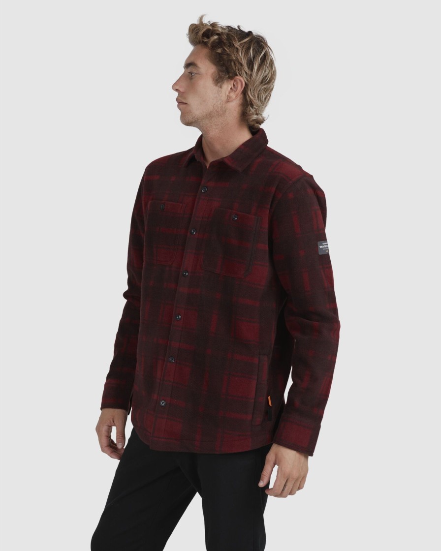 Men QUIKSILVER Shirts | Mens Waterman North Sea Expedition Long Sleeve Polar Fleece Shirt