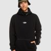 Men QUIKSILVER Jumpers & Hoodies | Mens Big Logo Technical Riding Hoodie