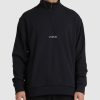 Men RVCA Jumpers & Hoodies | Mini Flipped Half Zip