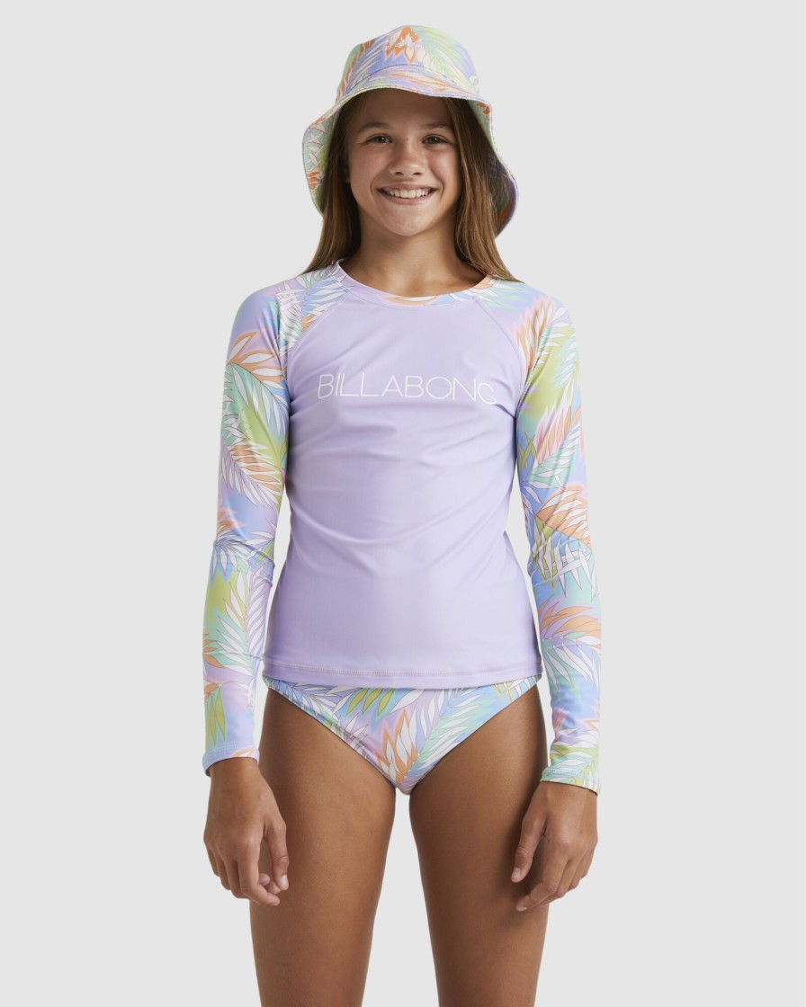 Youth BILLABONG Clothing | Girls 6-14 Tropical Dayz Rash Vest Set