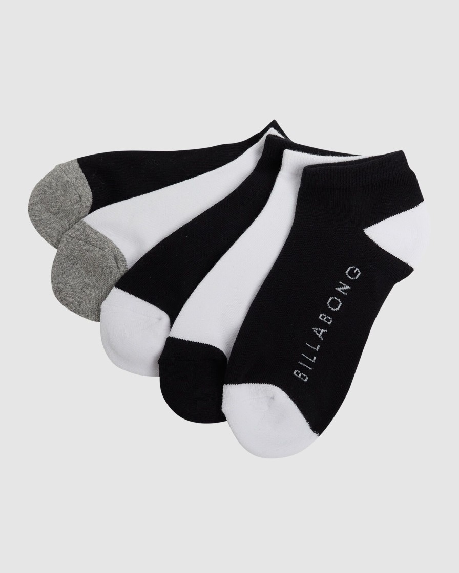 Women BILLABONG Socks & Underwear | Serenity 5 Pack Of Socks