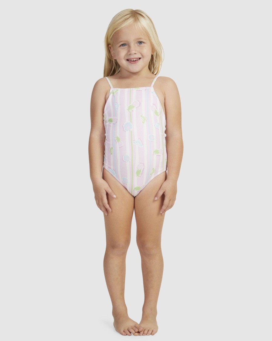 Youth ROXY Clothing | Girls 2-7 Pineapple Line One-Piece Swimsuit