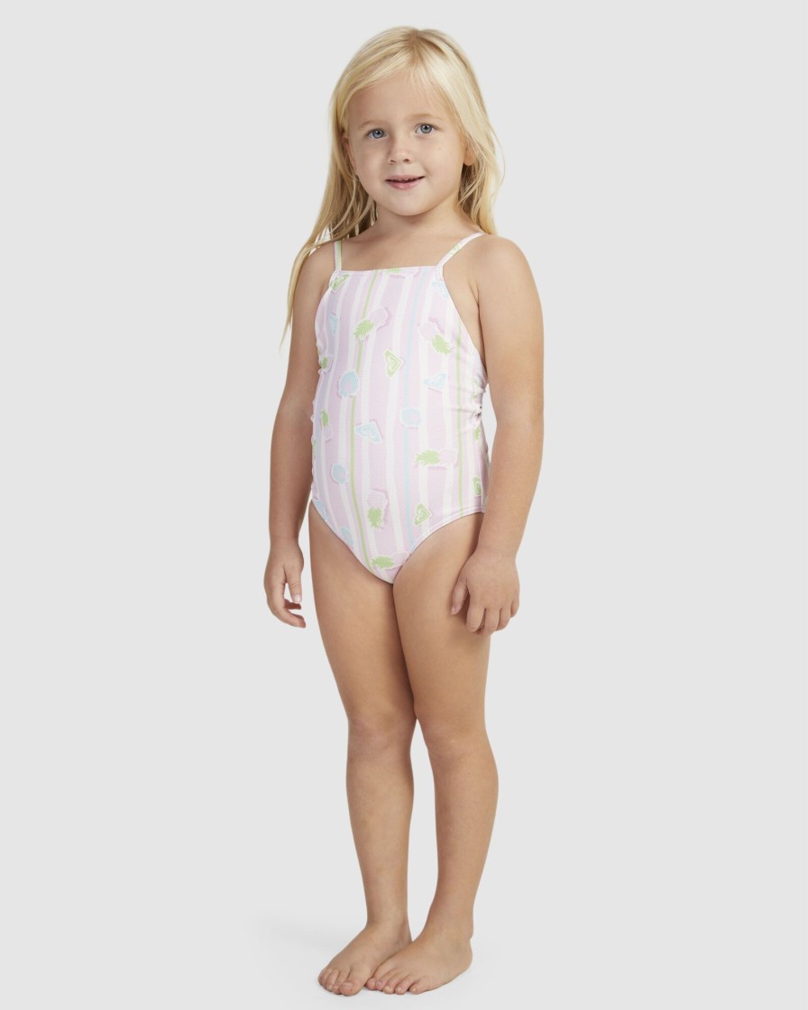 Youth ROXY Clothing | Girls 2-7 Pineapple Line One-Piece Swimsuit