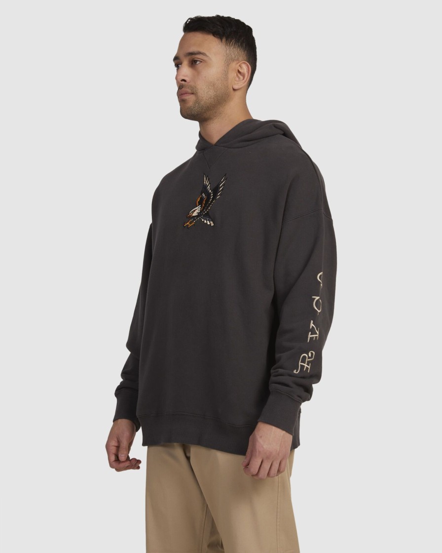 Men RVCA Jumpers & Hoodies | Krak Eagle Hoodie