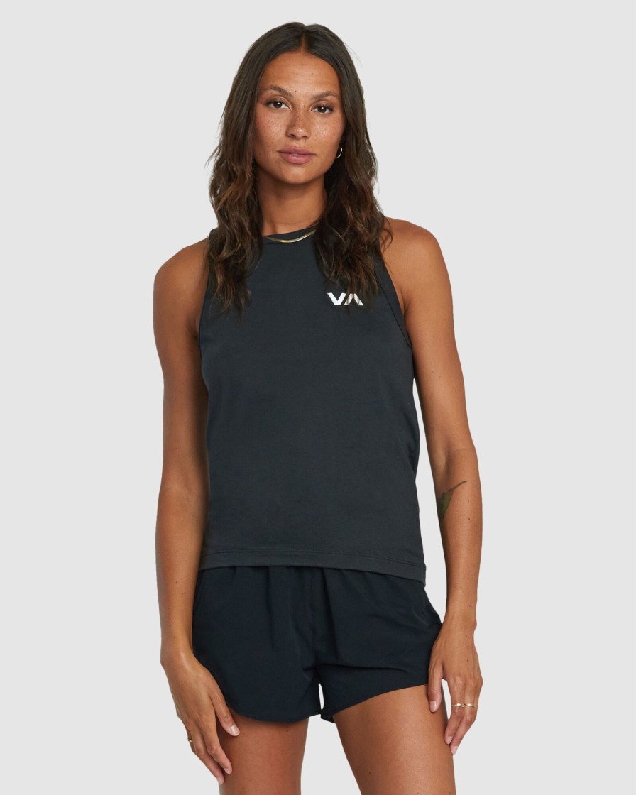 Women RVCA Tops | Va Muscle Workout Tank Top