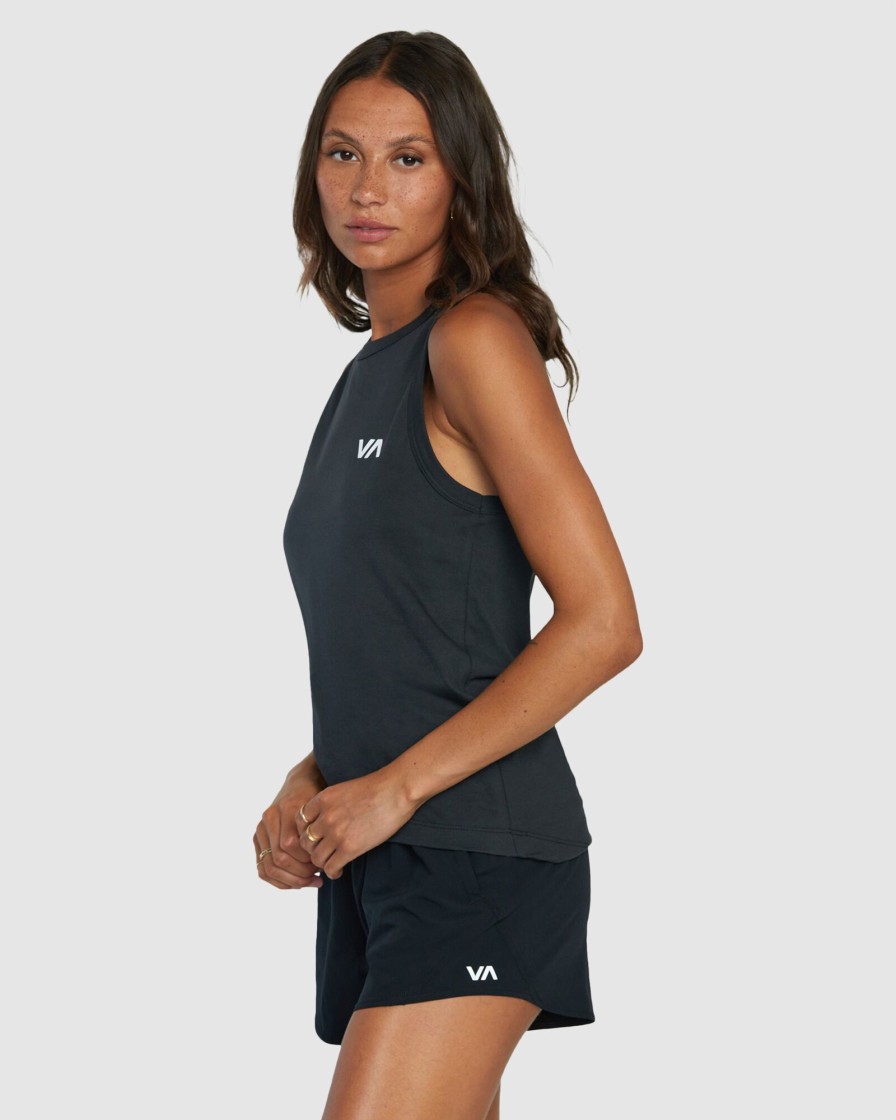 Women RVCA Tops | Va Muscle Workout Tank Top