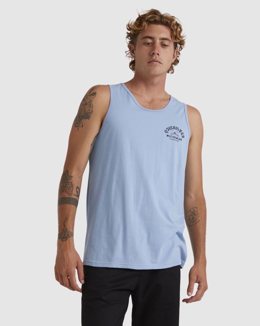 Men QUIKSILVER Singlets & Tanks | Mens Deep Water Muscle Vest Top