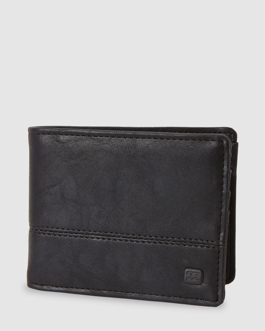 Men BILLABONG Wallets | Dimension Faux Leather Bi-Fold Wallet