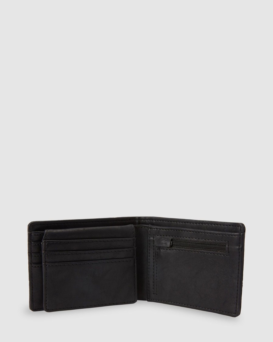 Men BILLABONG Wallets | Dimension Faux Leather Bi-Fold Wallet