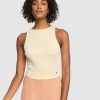 Women ROXY Tops | Never Ending Vacay Rib Knit Tank Top