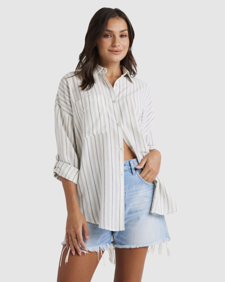 Women NUNUI Tops | Castaway Shirt