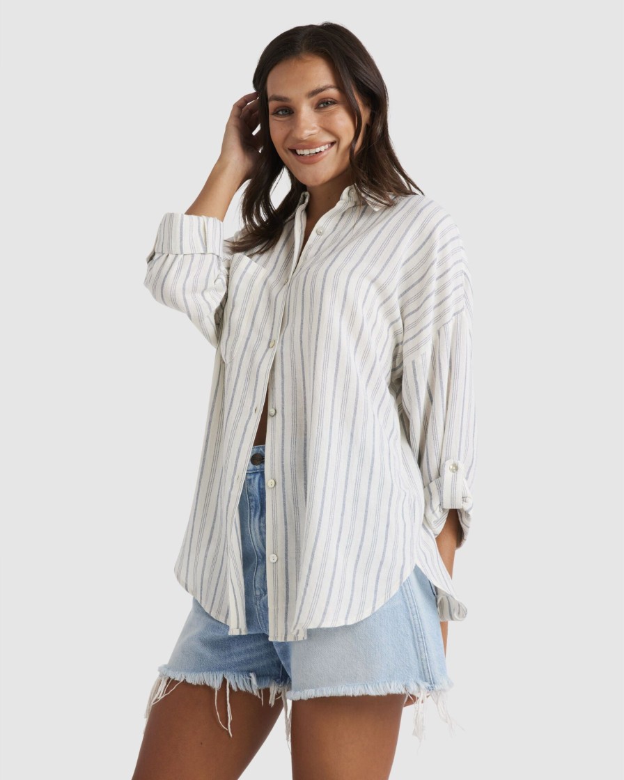 Women NUNUI Tops | Castaway Shirt