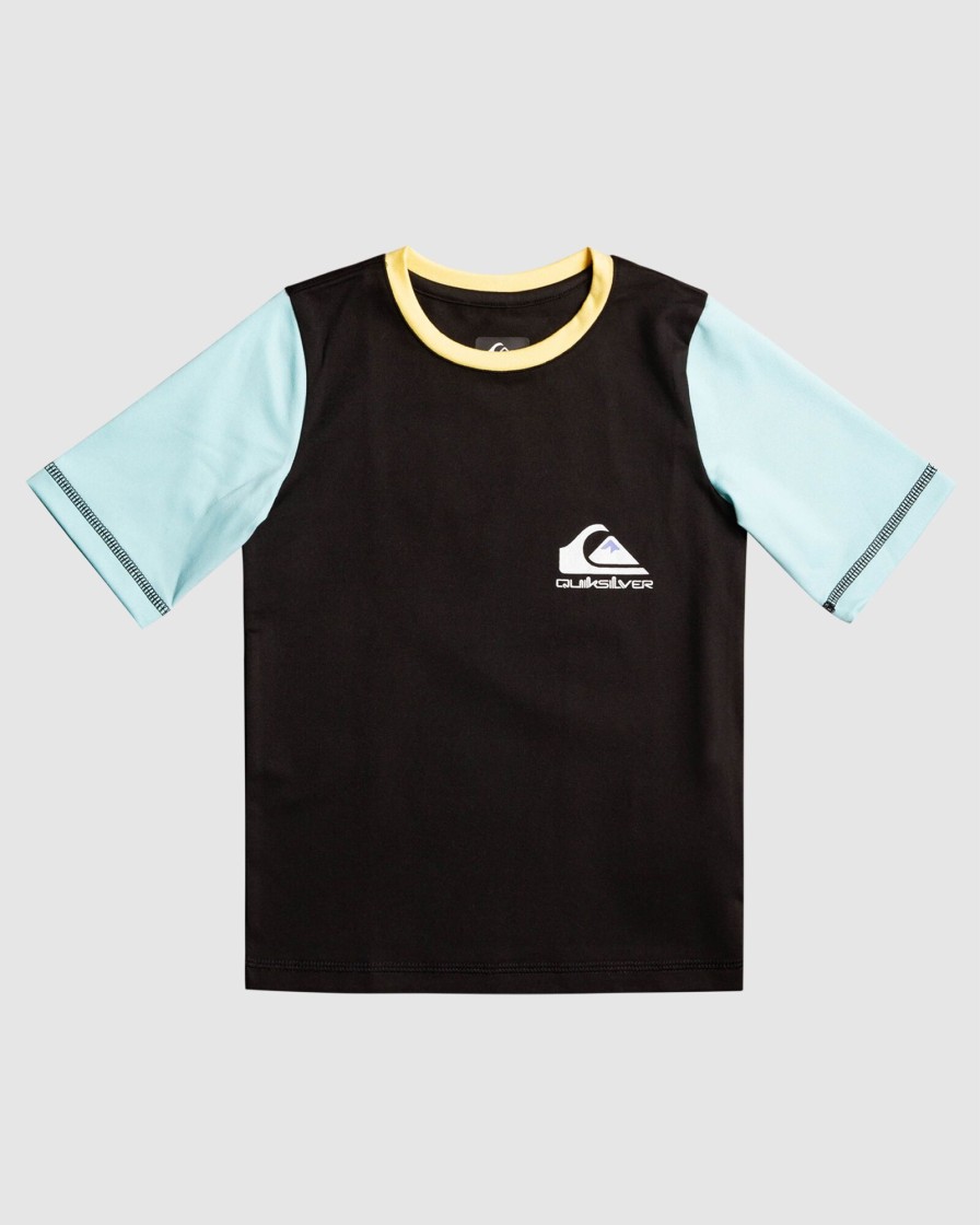 Youth QUIKSILVER Clothing | Boys 2-7 Heats Omni Short Sleeve Rash Vwst