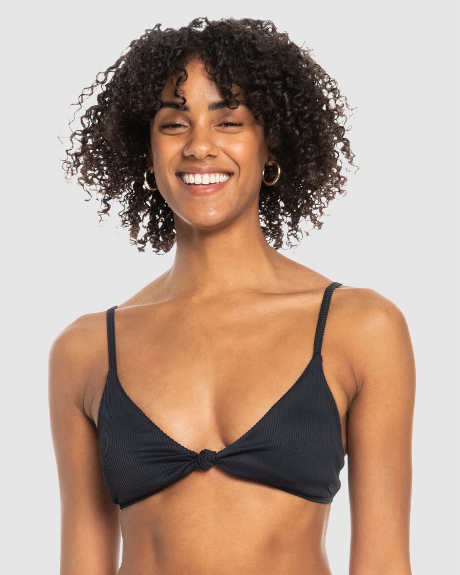 Women ROXY Bikini Tops | Womens Roxy Love The Surf Knot Bikini Top