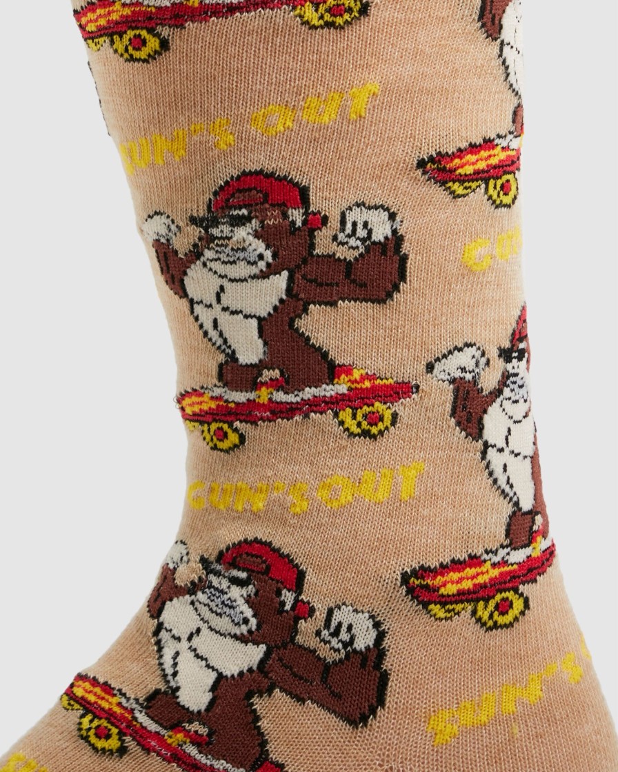 Men KUSTOM Socks & Underwear | Gorillas Tan Multi