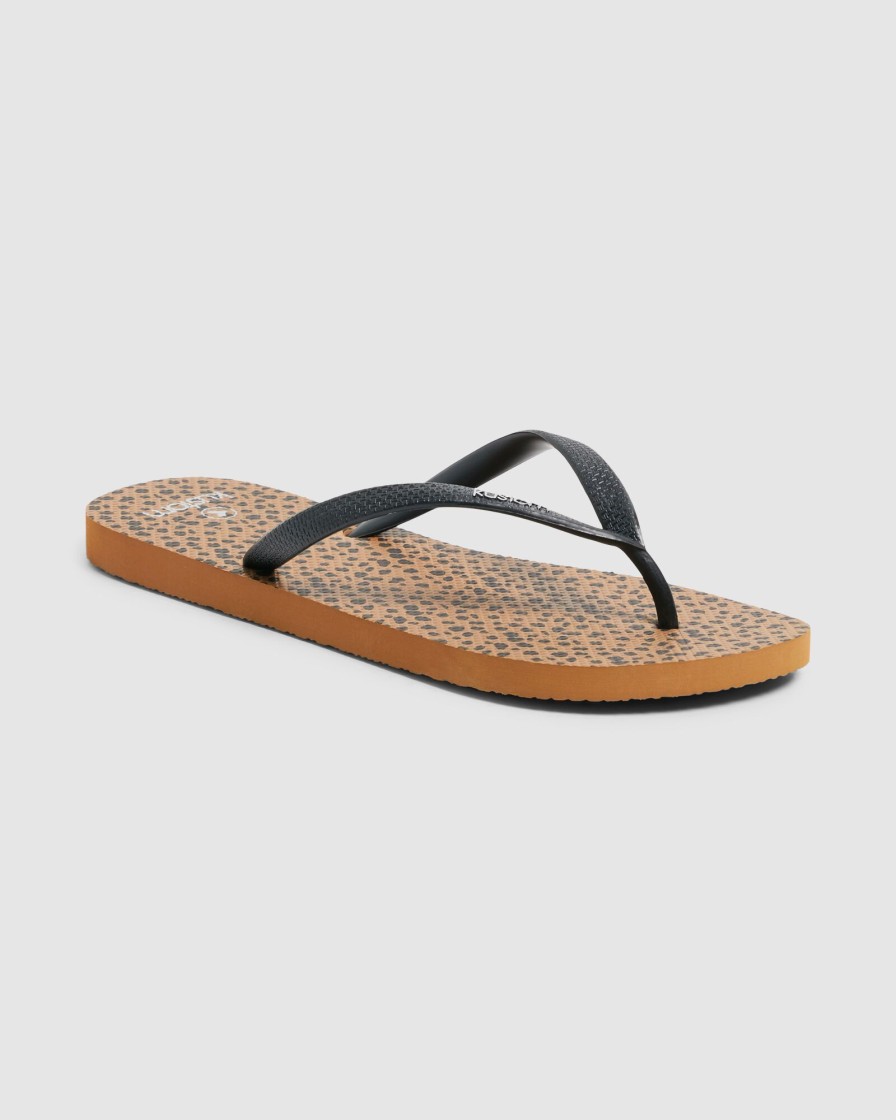 Women KUSTOM Thongs | Classic Leopard 2Fa