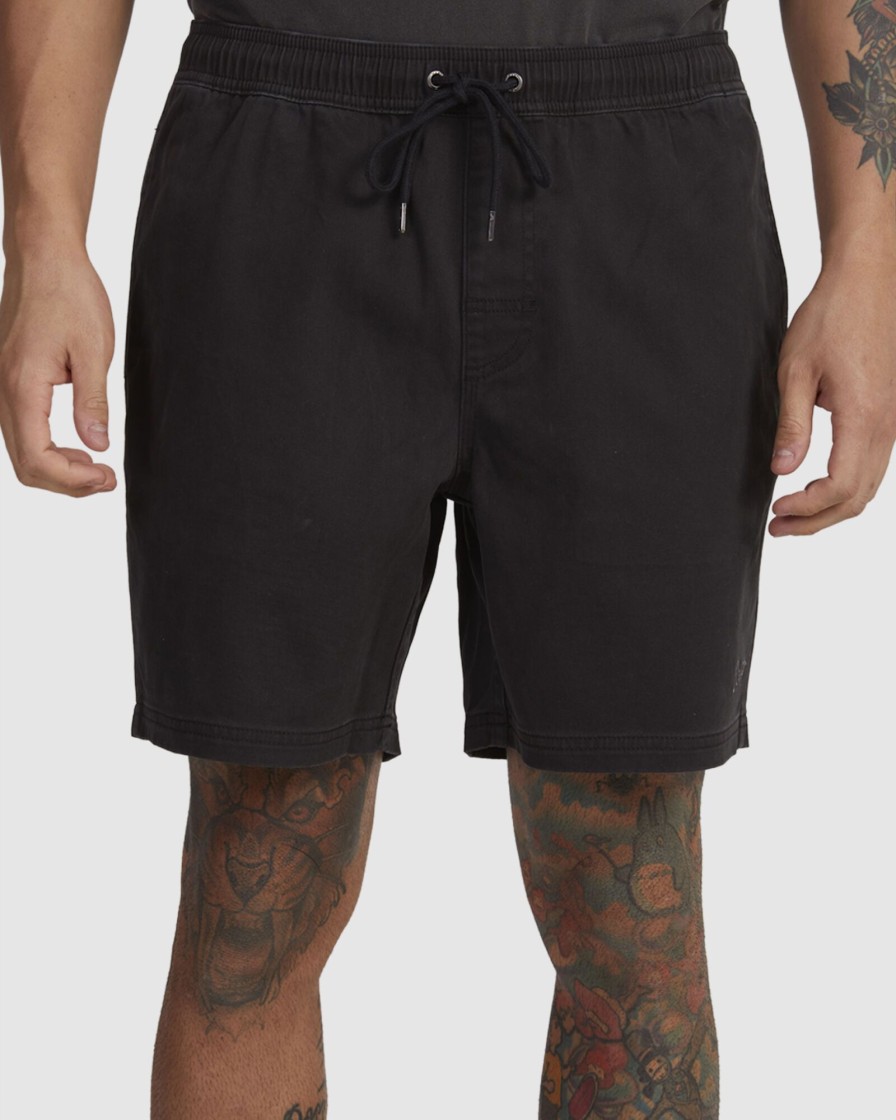 Men RVCA Shorts | Escape Elastic Script Shorts