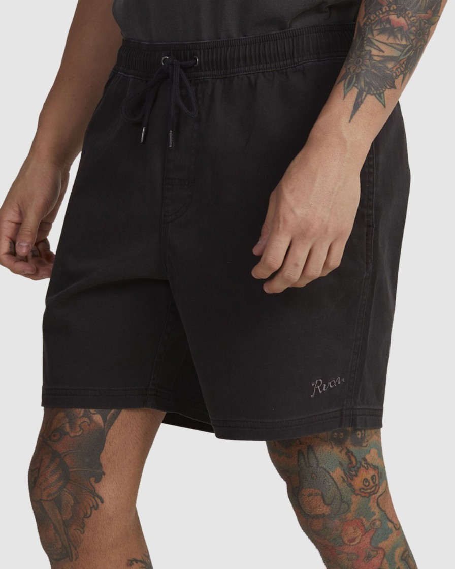 Men RVCA Shorts | Escape Elastic Script Shorts