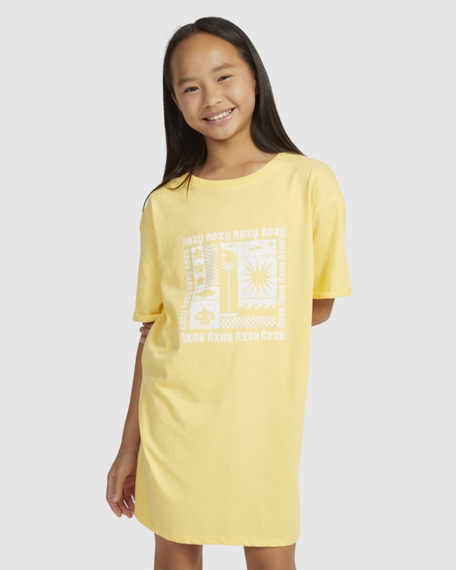 Youth ROXY Clothing | Girls 4-16 Sublime Landscape Short Sleeve T-Shirt Dress