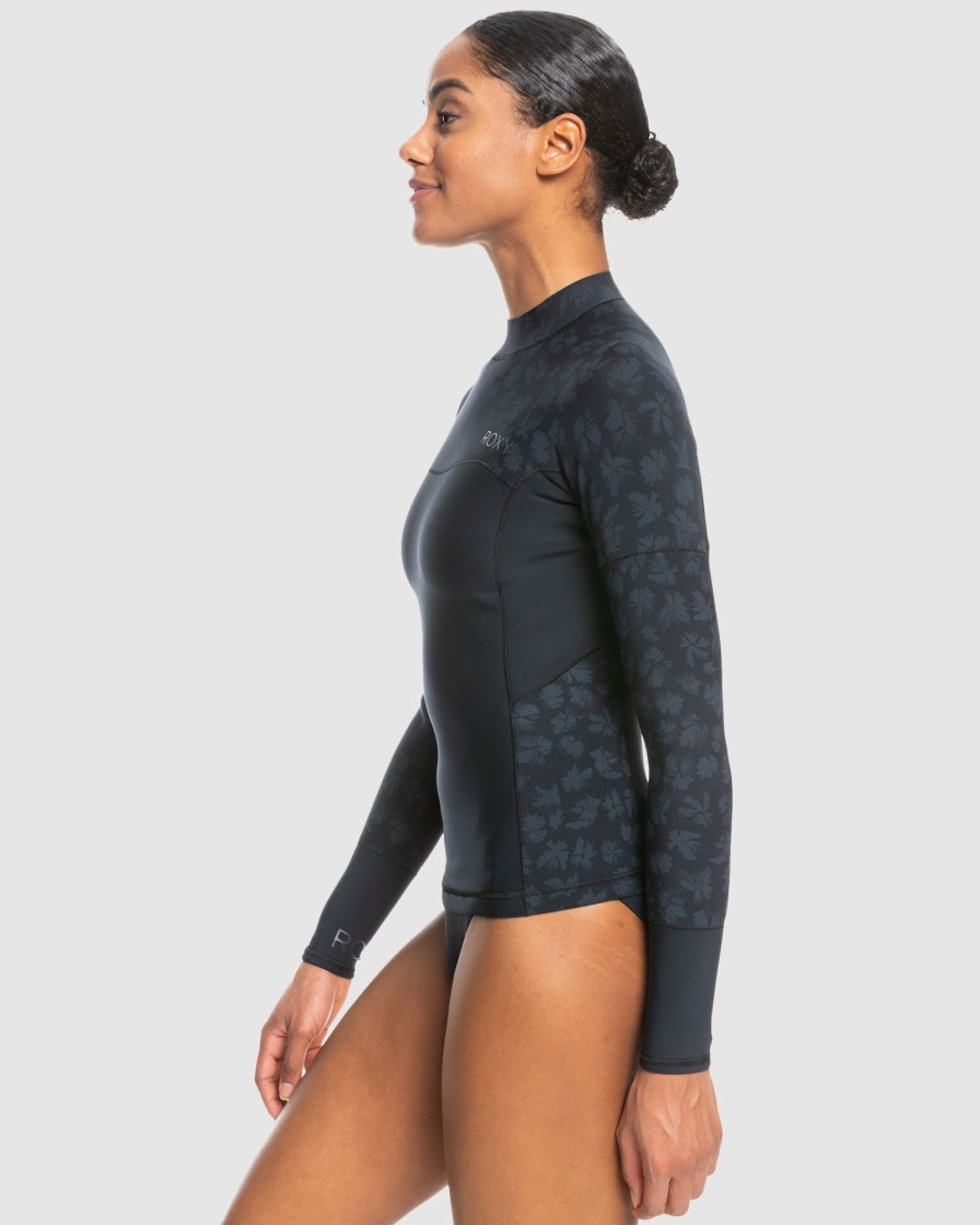 Women ROXY Wetsuits | Womens 1Mm Swell Series Neoprene Wetsuit Jacket