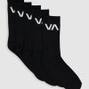 Men RVCA Socks & Underwear | Va Sport Sock 5 Pack