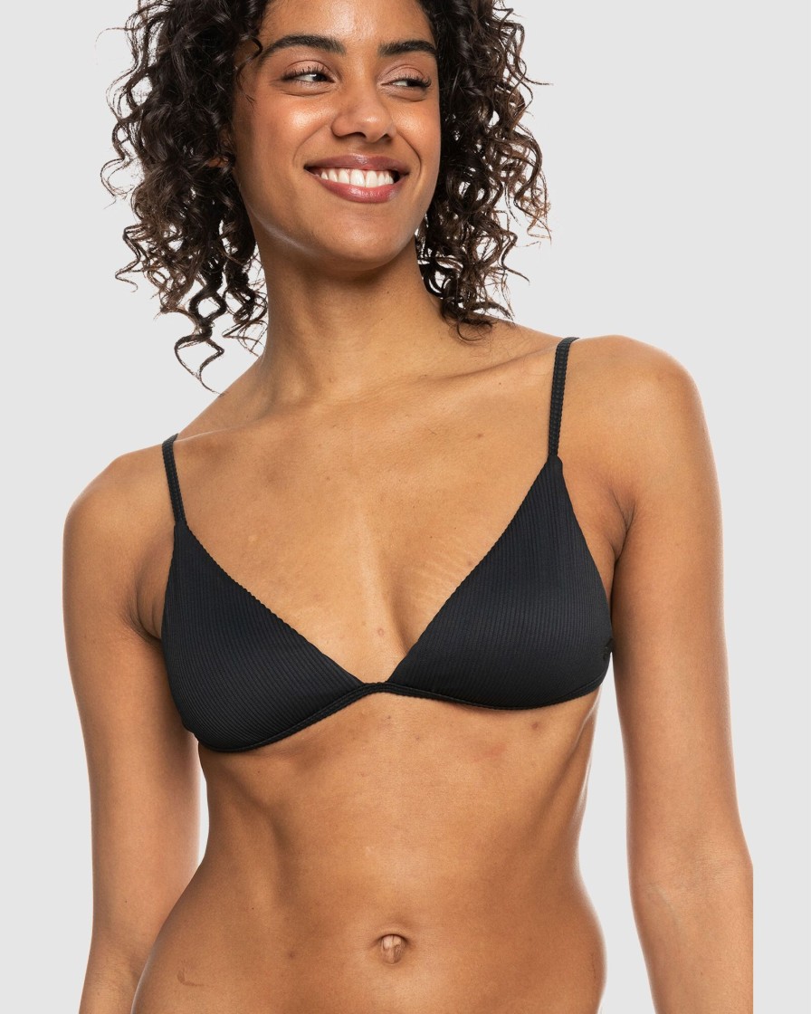 Women ROXY Bikini Tops | Rib Roxy Love The Quiver