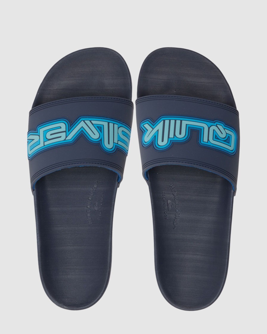 Men QUIKSILVER Slides | Rivi Wordmark Slide Ii