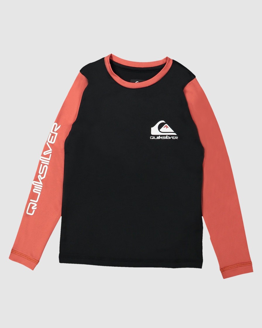 Youth QUIKSILVER Clothing | Boys 2-7 Heats Omni Long Sleeve Upf 50 Rash Vest