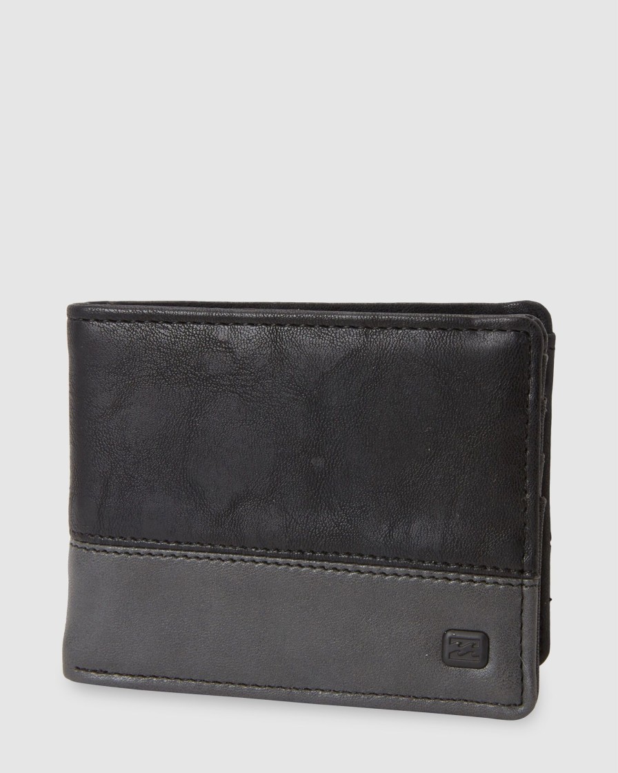 Men BILLABONG Wallets | Dimension Faux Leather Bi-Fold Wallet