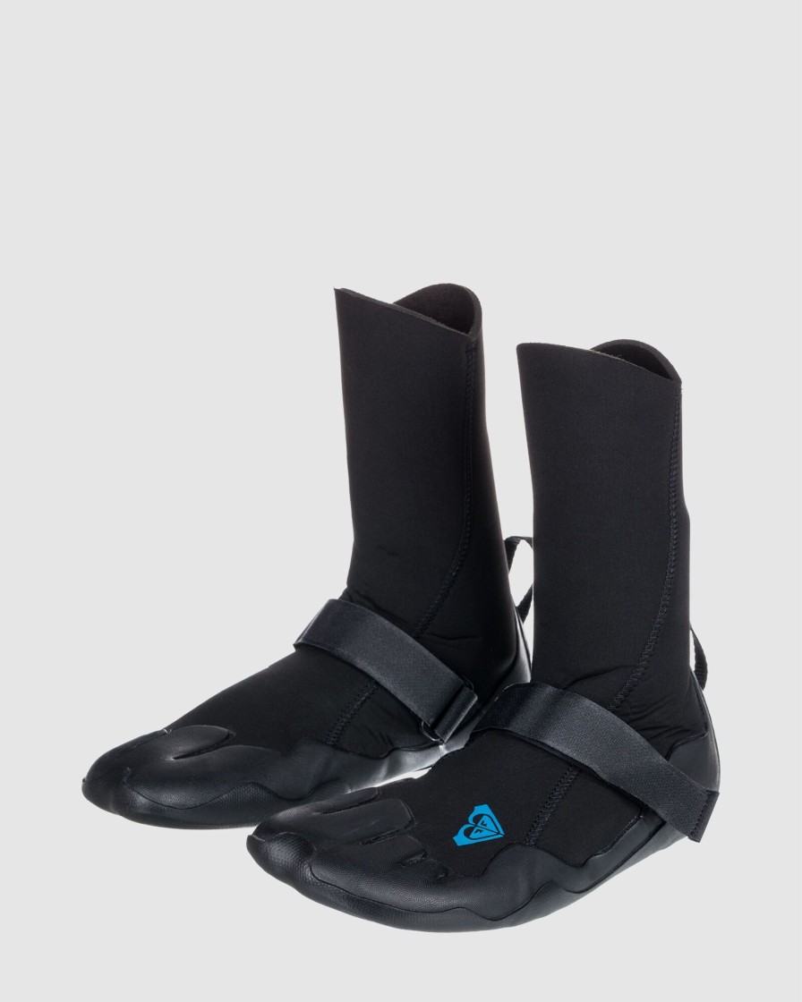 Women ROXY Wetsuits | 3Mm Swell Series Round Toe Wetsuit Boots