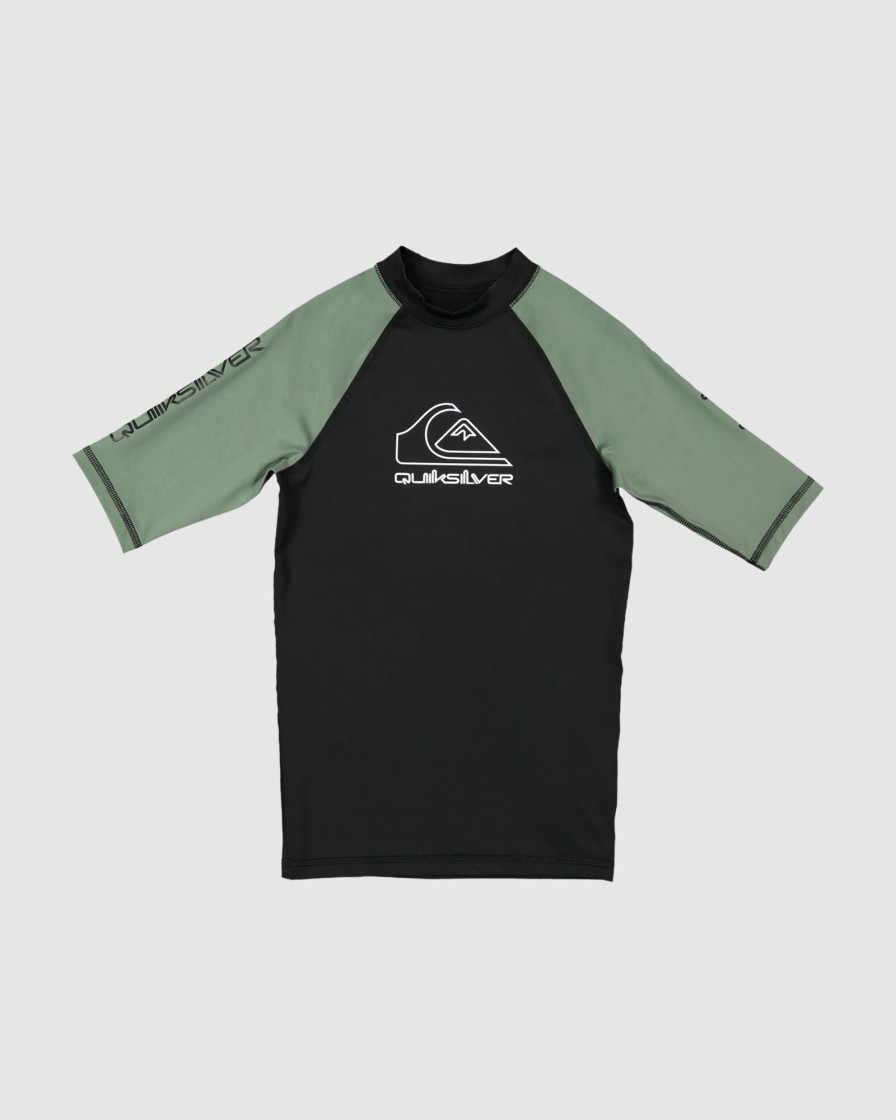 Youth QUIKSILVER Clothing | Boys 8-16 On Tour Short Sleeve Rash Vest