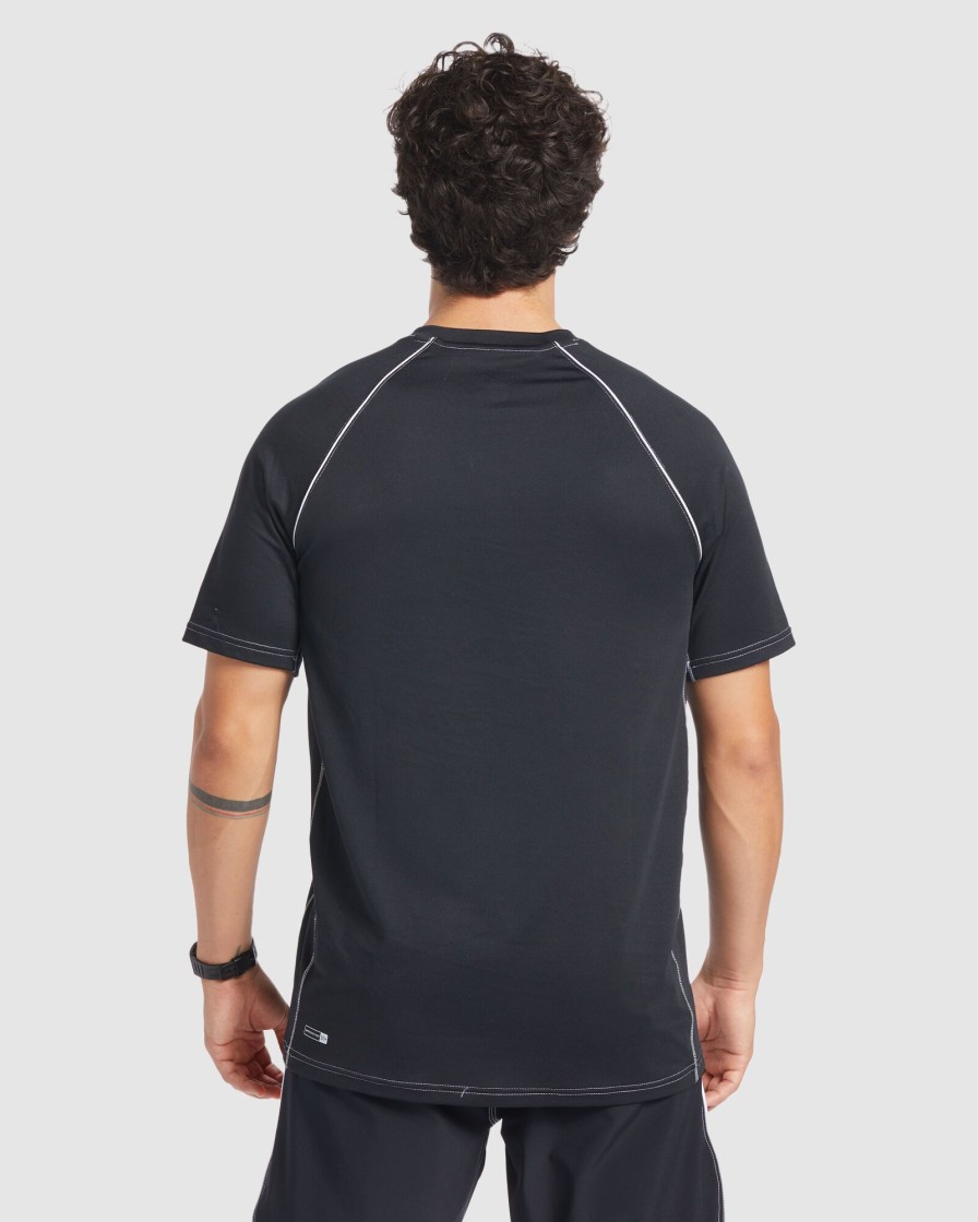 Men QUIKSILVER Rashvests | Mens Saturn Surf Short Sleeve Upf 50 Surf T-Shirt