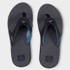 Men REEF Casual | Fanning Thong - Black Silver