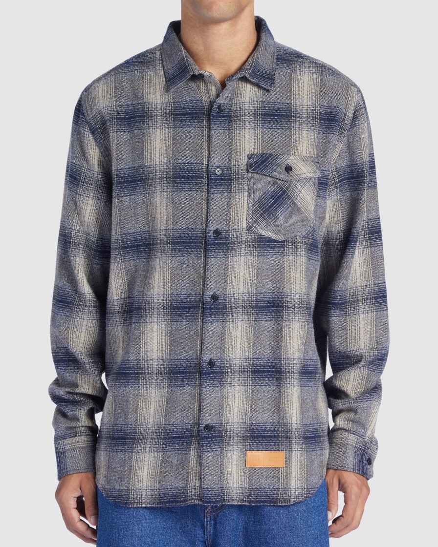 Men DC SHOES Shirts | Marshal Flannel Long Sleeve Shirt