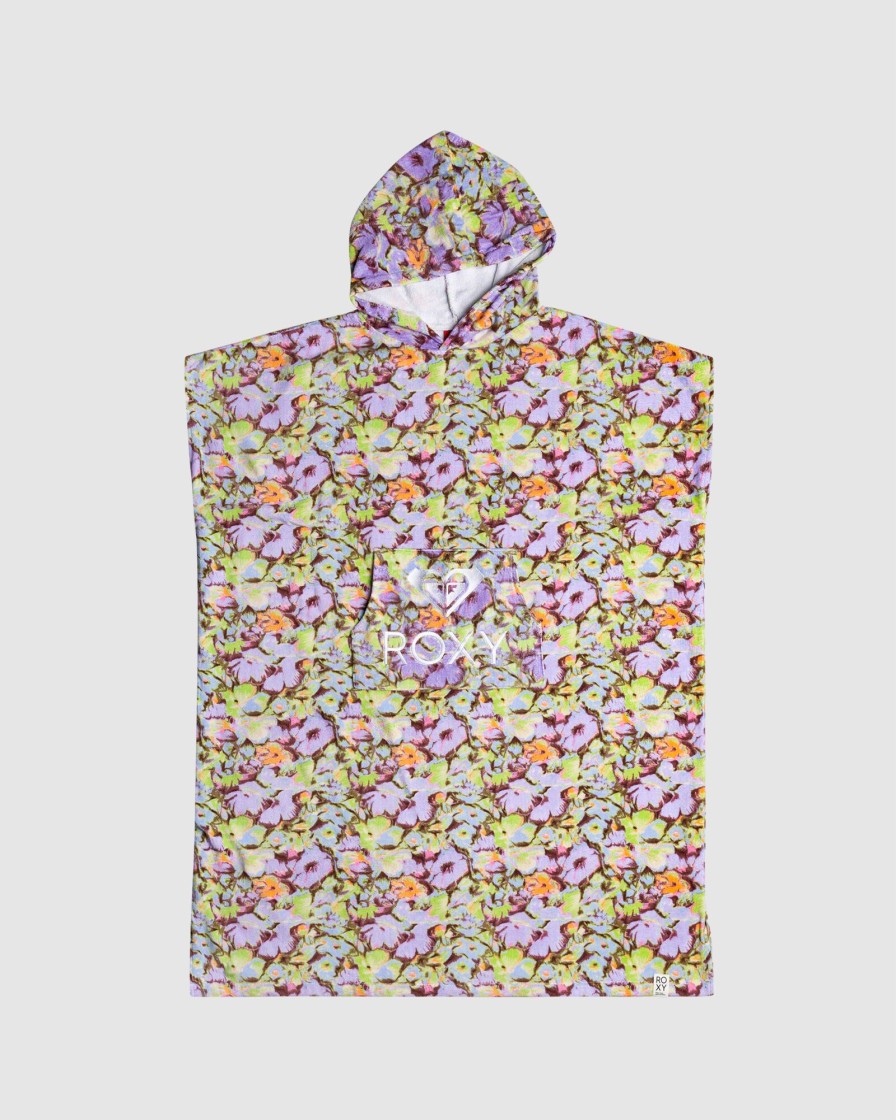 Women ROXY General | Womens Stay Magical Printed Hooded Poncho Towel