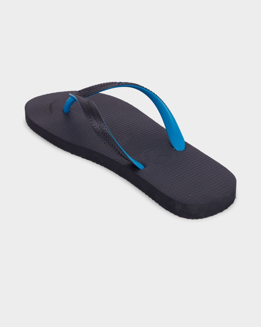 Men KUSTOM Thongs | Blend Base Blk Blue 2Fa