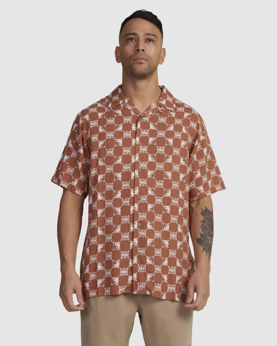 Men RVCA Shirts | Yang Shirt