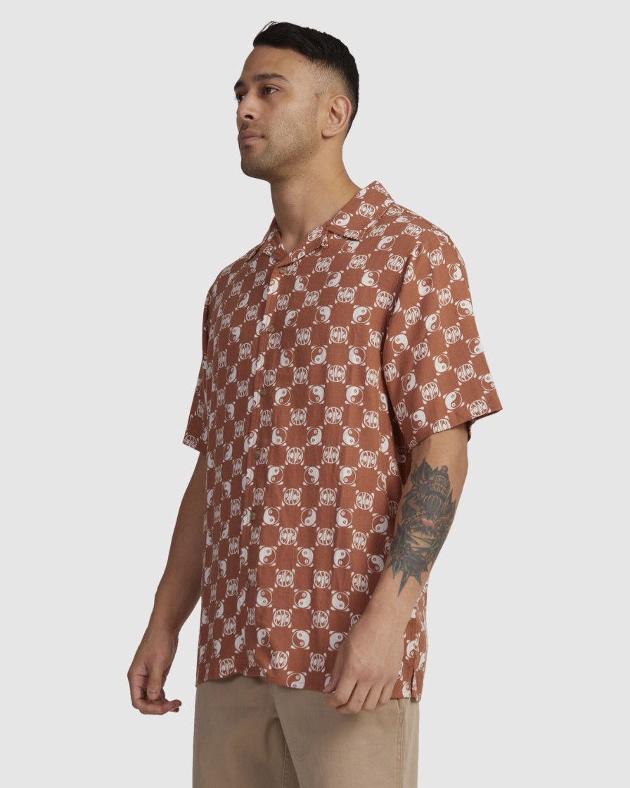 Men RVCA Shirts | Yang Shirt