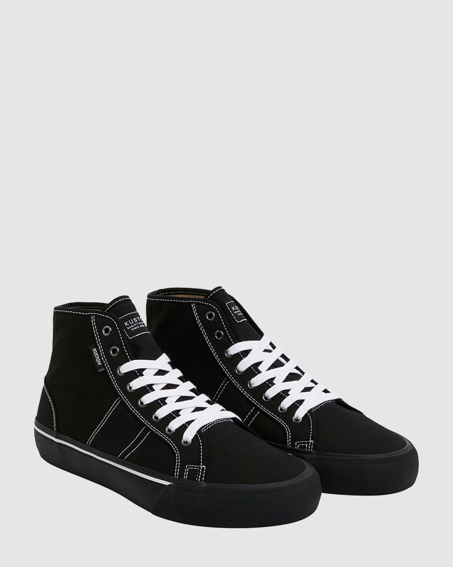 Men KUSTOM Casual | World-Wide Hi Blk Wht Blk