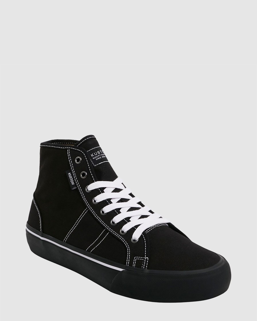 Men KUSTOM Casual | World-Wide Hi Blk Wht Blk