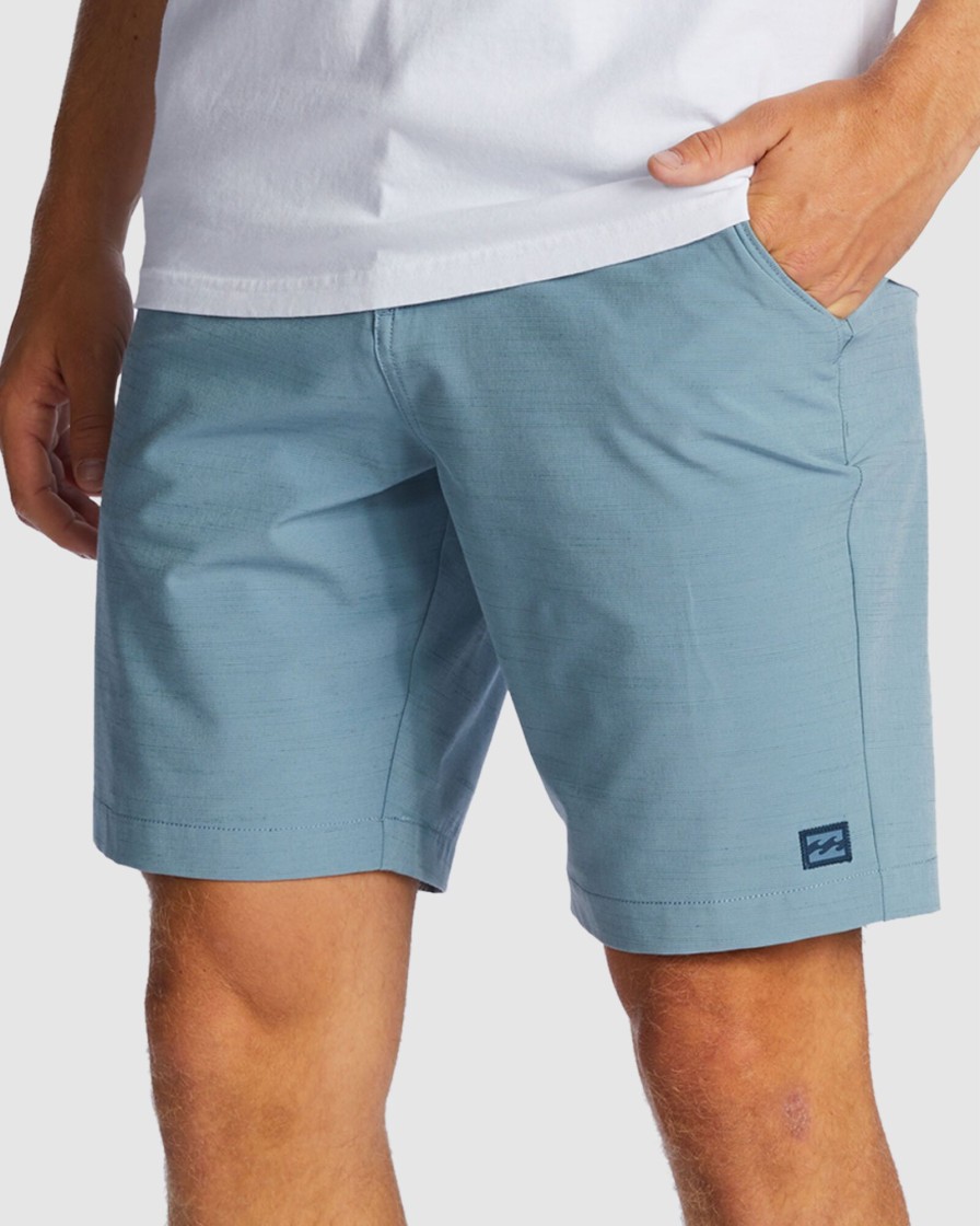 Men BILLABONG Shorts | Crossfire Slub Submersible 19" Shorts