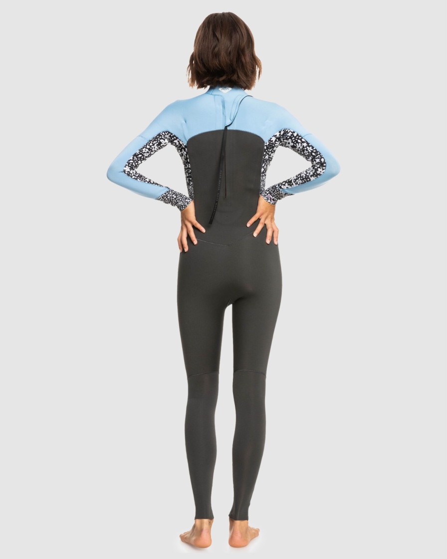 Women ROXY Wetsuits | Womens 4/3Mm Swell Series Back Zip Wetsuit