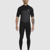 Men RVCA Wetsuits | 2/2 Balance Chest Zip Short Sleeve Fullsuit