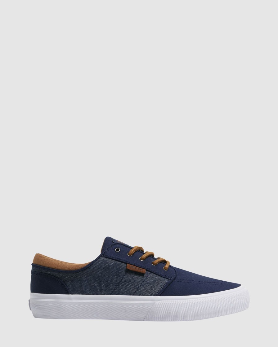 Men KUSTOM Casual | Remark Wide Navy Micro