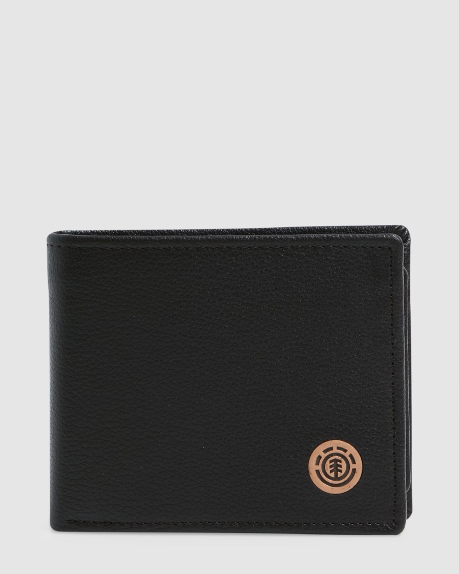 Men ELEMENT Wallets | Icon Leather Bi-Fold Wallet