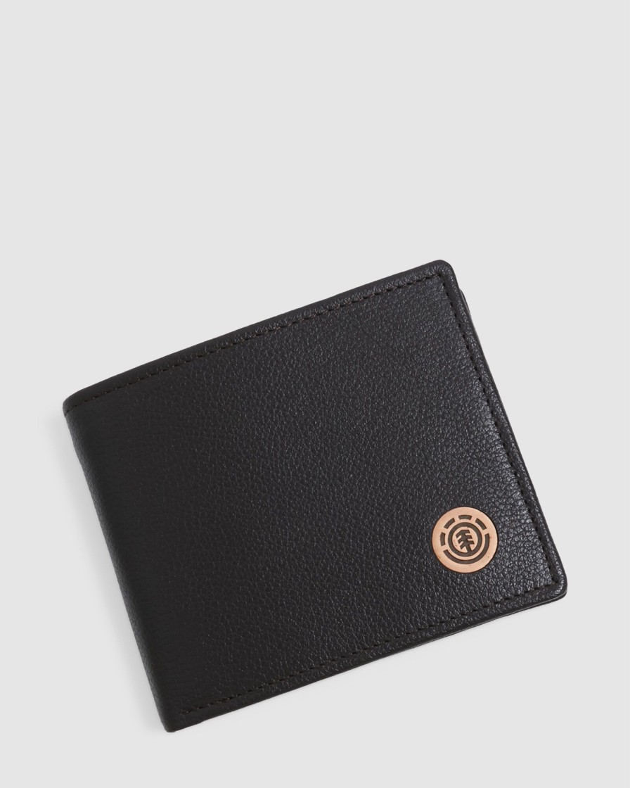 Men ELEMENT Wallets | Icon Leather Bi-Fold Wallet